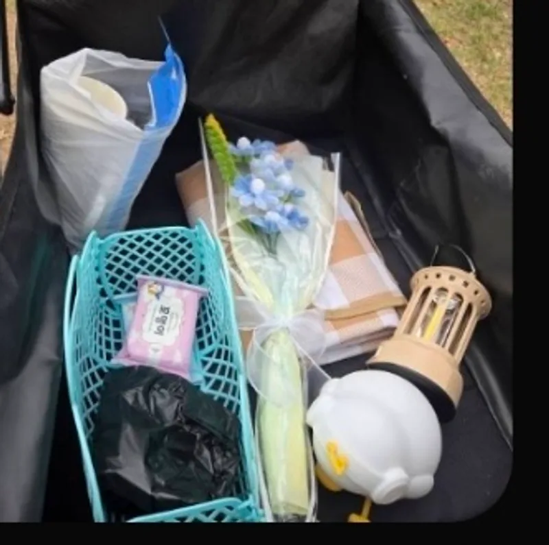 한강 가볍게 소풍세트 다양한 소품 구성 고객 후기 사진 2